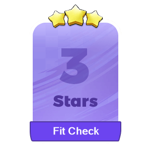 MMOJUGG Monopoly Go Fit Check 3 Stars-S21-3 Details View of Item Function and Use